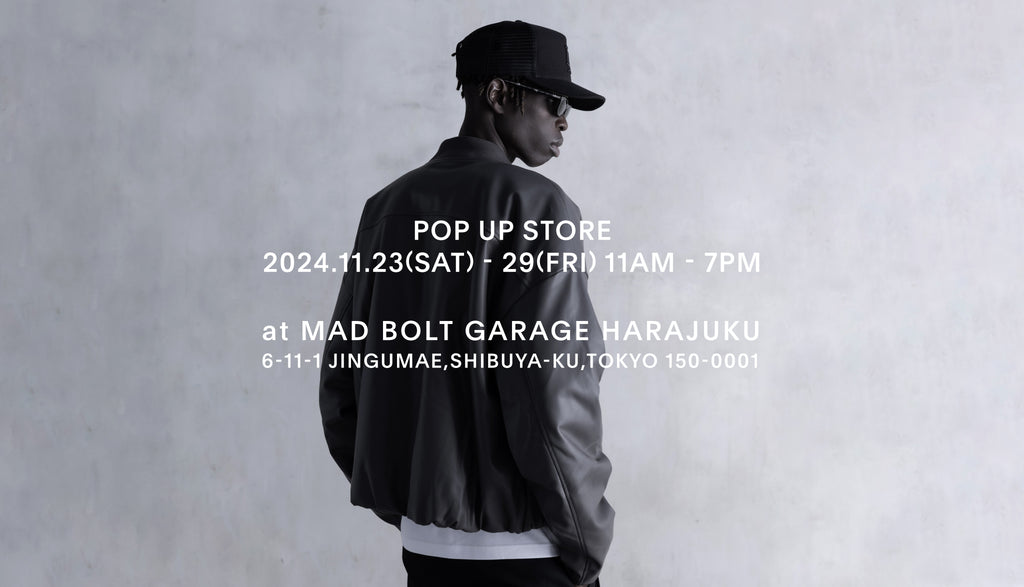 【POP-UP Store in Harajuku】at "MAD BOLT GARAGE"